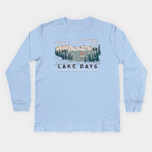 Lake Days Kids Long Sleeve T-Shirt